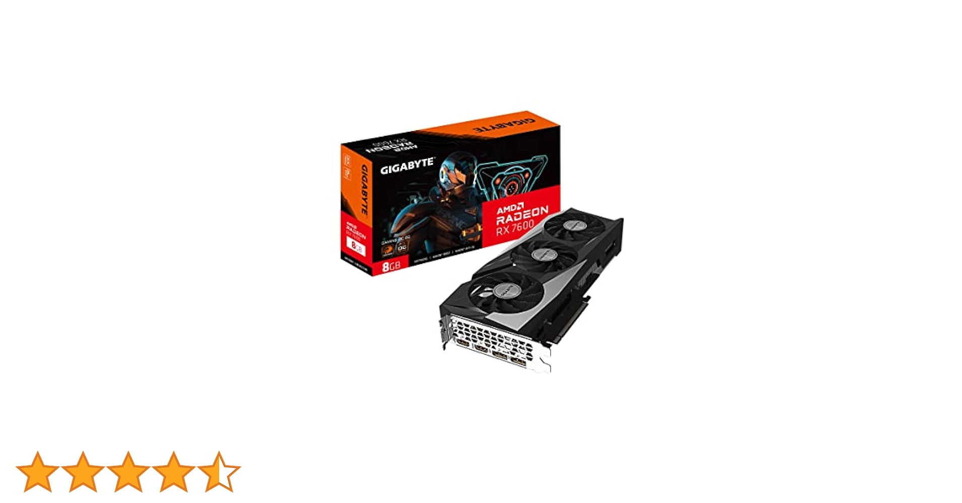 Amazon | GIGABYTE GV-R76GAMING OC-8GD Radeon RX 7600 Gaming